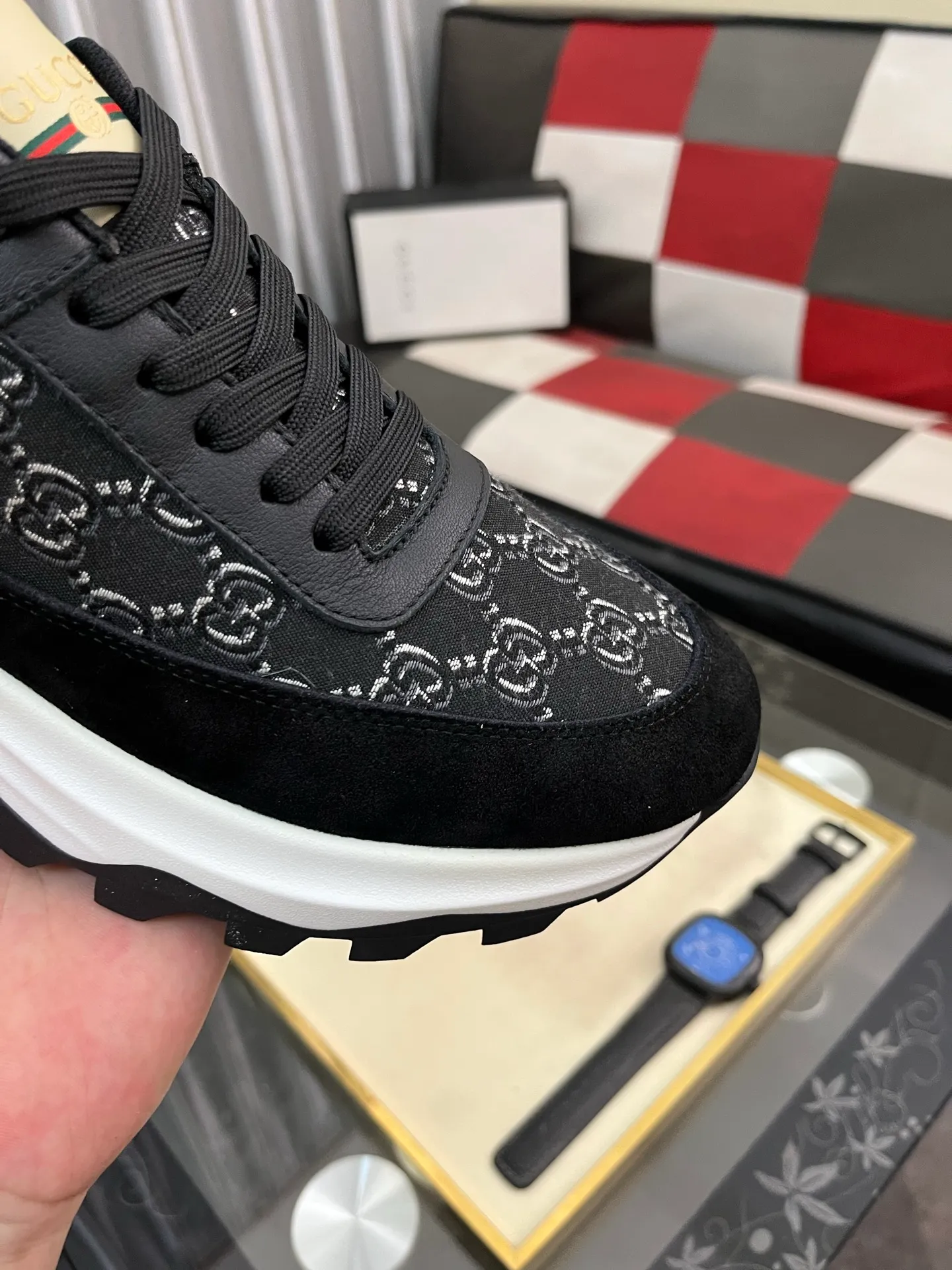 Men's Men's Shoes💰458⌚️⌚️[GUCCI] Gucci men's casual shoes are absolutely popular🔥The ultimate matching item for trendy men! The charm of super texture is irresistible, the main recommendation, the flower leather color is bright! The upper is made of high-quality brand printed fabric with cowhide, breathable leather lining and wear-resistant rubber sole, noble and elegant! Extremely comfortable🎁🎁You can be as handsome as you want💪 38-444⃣️colors available
